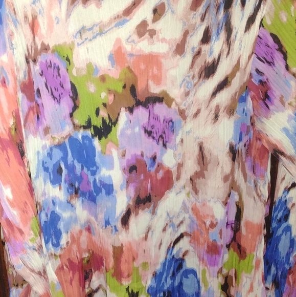 Cathaya ruffled v neck button down blouse.. NWOT. - Picture 3 of 5